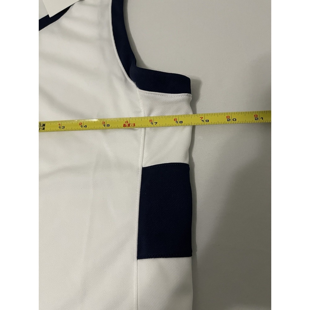 Nike Stock Fadeaway Basketball Jersey Men's‎ Small CQ4349-107 White/Blue Trim - Picture 7 of 7